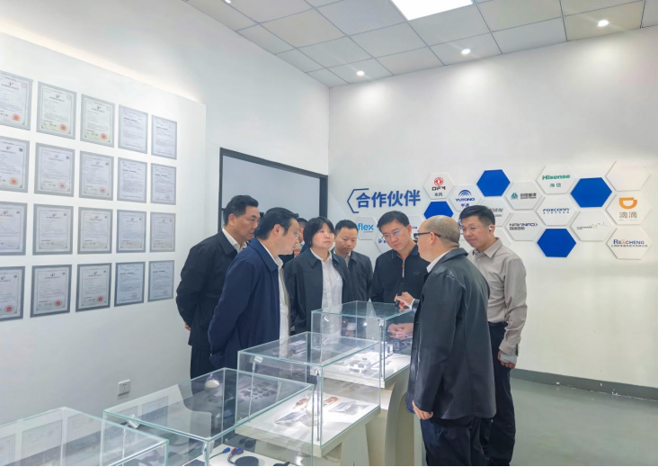 常德市领导一行莅临旦迪考察指导”